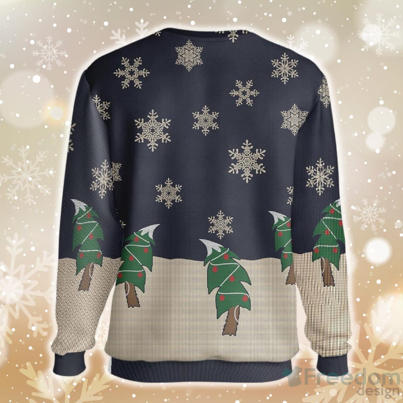 Baltimore Ravens Fans Reindeer Pattern Ugly Christmas Sweater Gift -  Freedomdesign