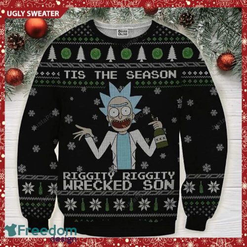 Rick and Morty Christmas Wise Ugly AOP Sweater For Thanksgiving - Rick and Morty Christmas Wise Ugly AOP Sweater For Thanksgiving