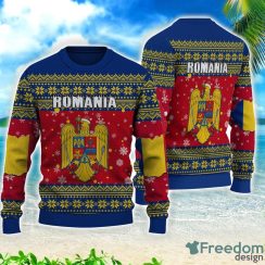 Romania Christmas All Over Printed 3D Sweater Christmas Gift