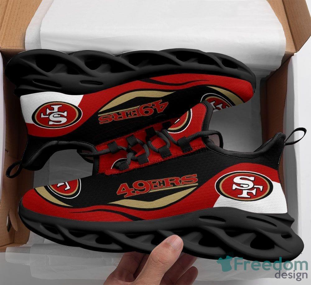 San Francisco 49ers Black Mix Red Max Soul Shoes