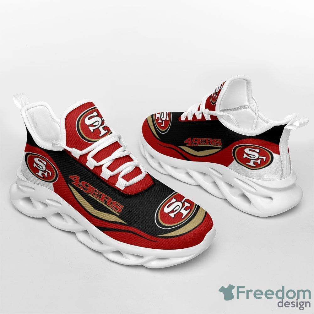 San Francisco 49ers Black Mix Red Max Soul Shoes