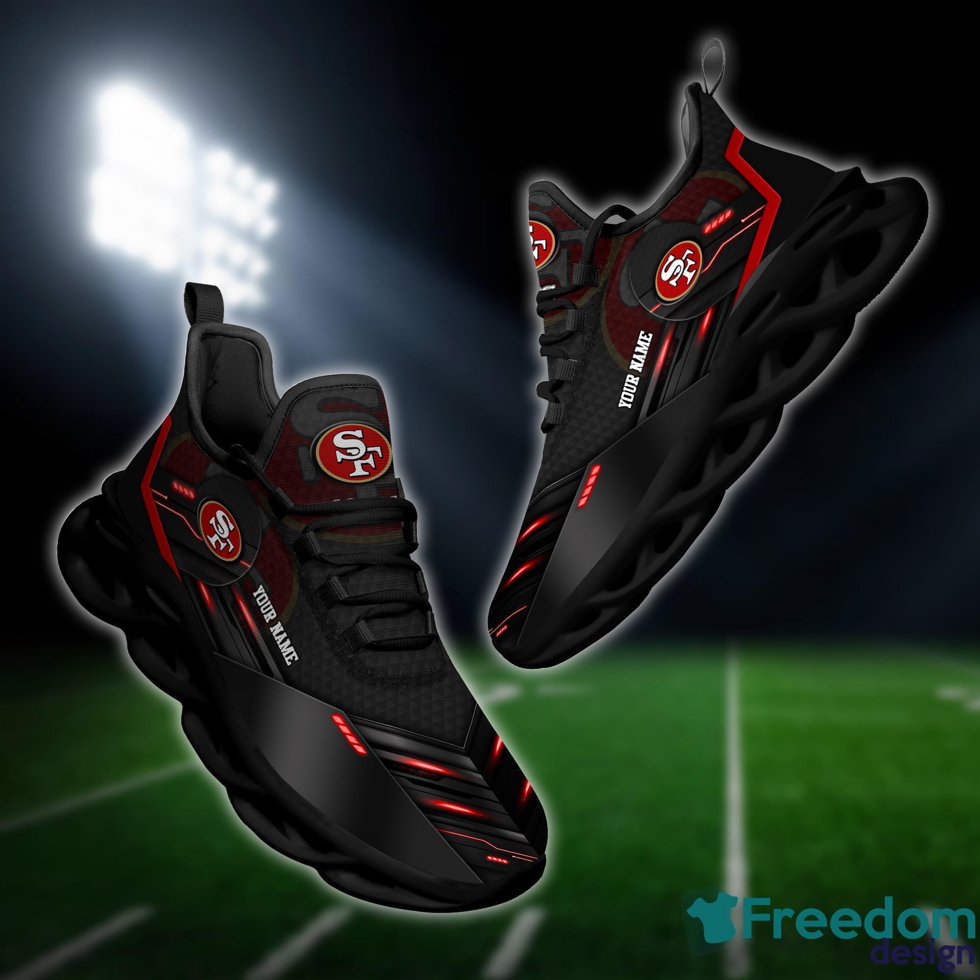 San Francisco 49ers NFL Clunky Max Soul Shoes Custom Name Unique Gift For  Real Fans