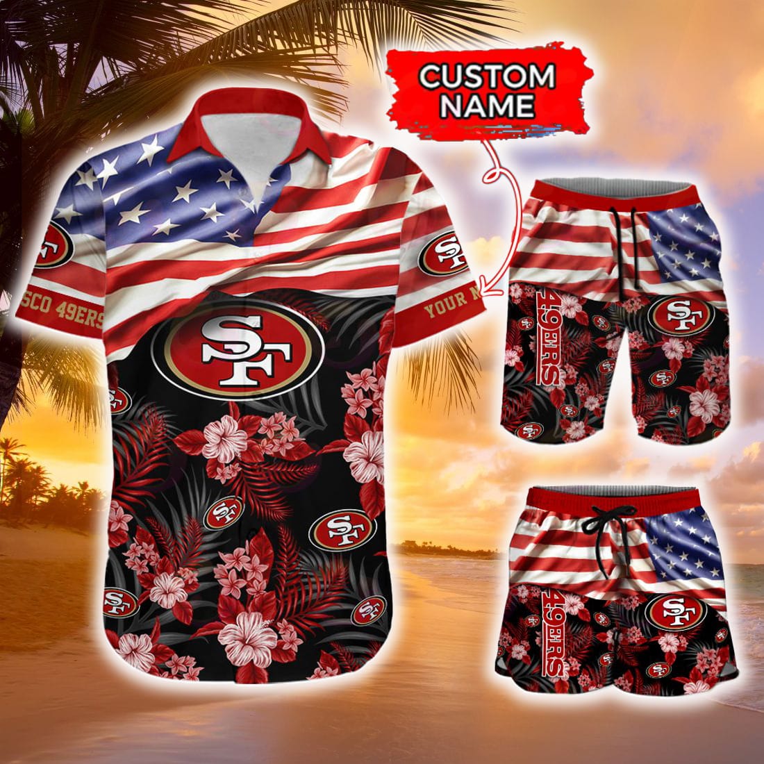 San Francisco 49ers NFL Customized Summer Hawaiian Shirt Limited Edition