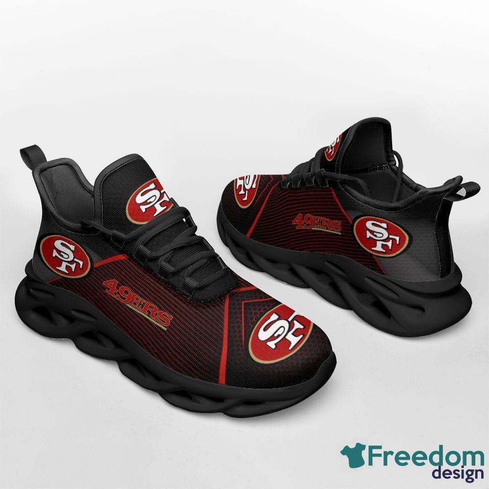 San Francisco 49ers Black Mix Red Max Soul Shoes