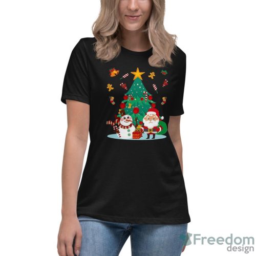 Santa Claus Party T-Shirt - Women's Relaxed Short Sleeve Jersey Tee