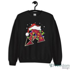 Santa Hat Arizona Diamondbacks Light Christmas Shirt - Unisex Crewneck Sweatshirt