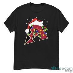 Santa Hat Arizona Diamondbacks Light Christmas Shirt