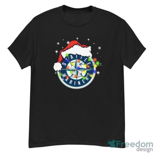 Santa Hat Seattle Mariners Light Christmas Shirt - G500 Men’s Classic T-Shirt