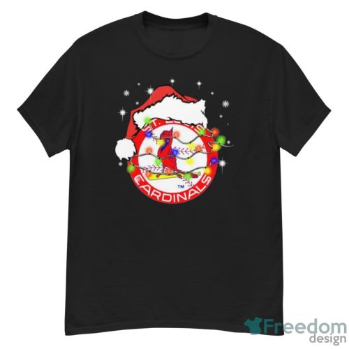 Santa Hat St.Louis Cardinals Light Christmas Shirt - G500 Men’s Classic T-Shirt