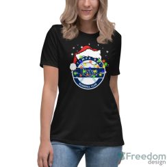 Santa Hat Tampa Bay Rays Light Christmas Shirt - Women's Relaxed Short Sleeve Jersey Tee