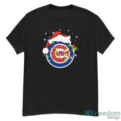 Santa Hat Texas Chicago Cubs Christmas Shirt