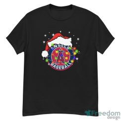 Santa Hat Texas Los Angeles Angels Christmas Shirt - G500 Men’s Classic T-Shirt