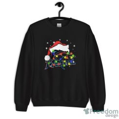 Santa Hat Texas Miami Marlins Christmas Shirt - Unisex Crewneck Sweatshirt