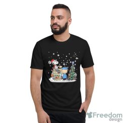 Santa Snoopy Peanuts Characters Tennessee Titans Christmas Shirt - Short Sleeve T-Shirt