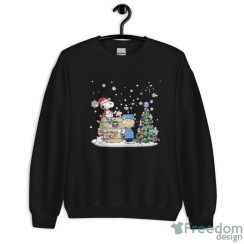 Santa Snoopy Peanuts Characters Tennessee Titans Christmas Shirt - Unisex Crewneck Sweatshirt