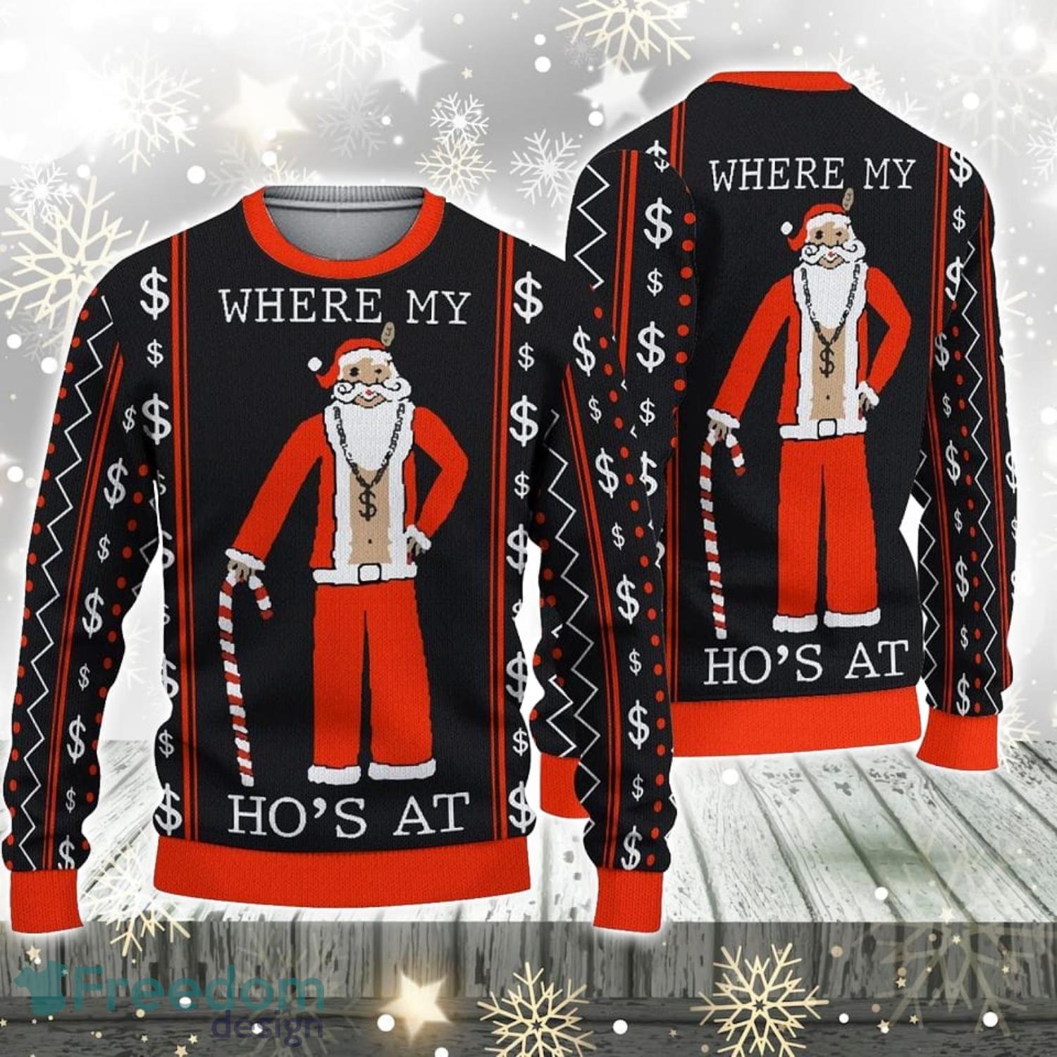 NHL Ottawa Senators Tree Ball Christmas Ugly 3D Sweater For Men