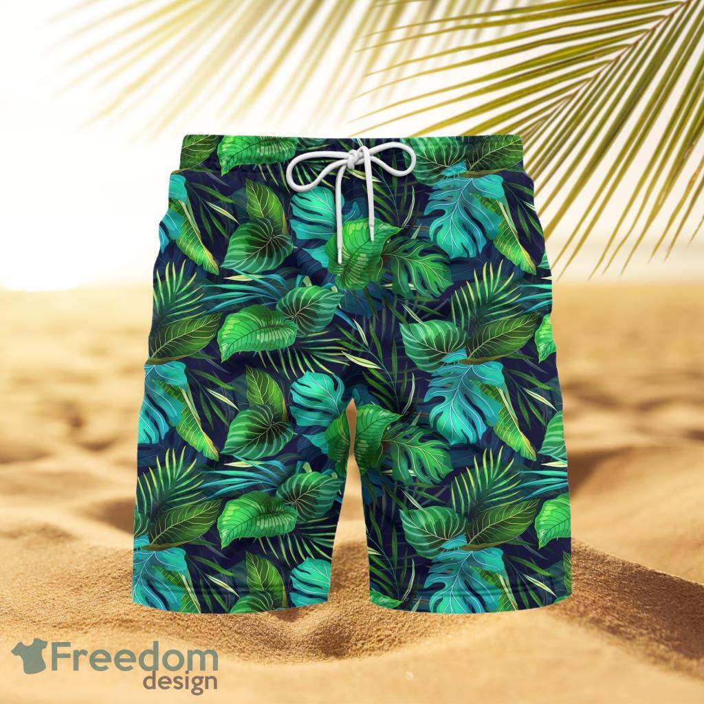 Sausages And Beer Big Set Of Barbeque Party Food Beach Hawaiian Shorts For Men Product Photo 1
