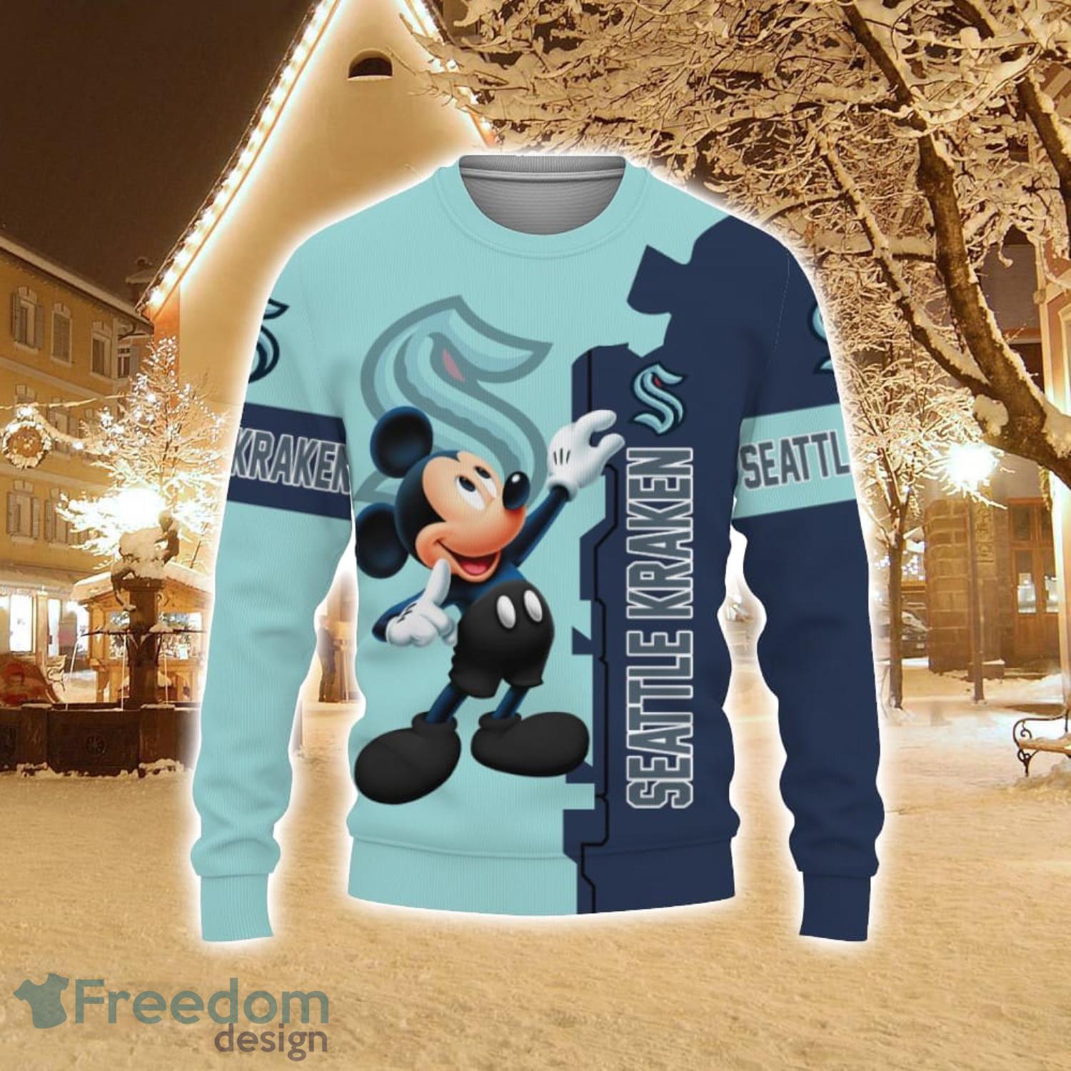 Seattle Kraken Gift For Fan 3D Sweater Unisex Christmas Gift