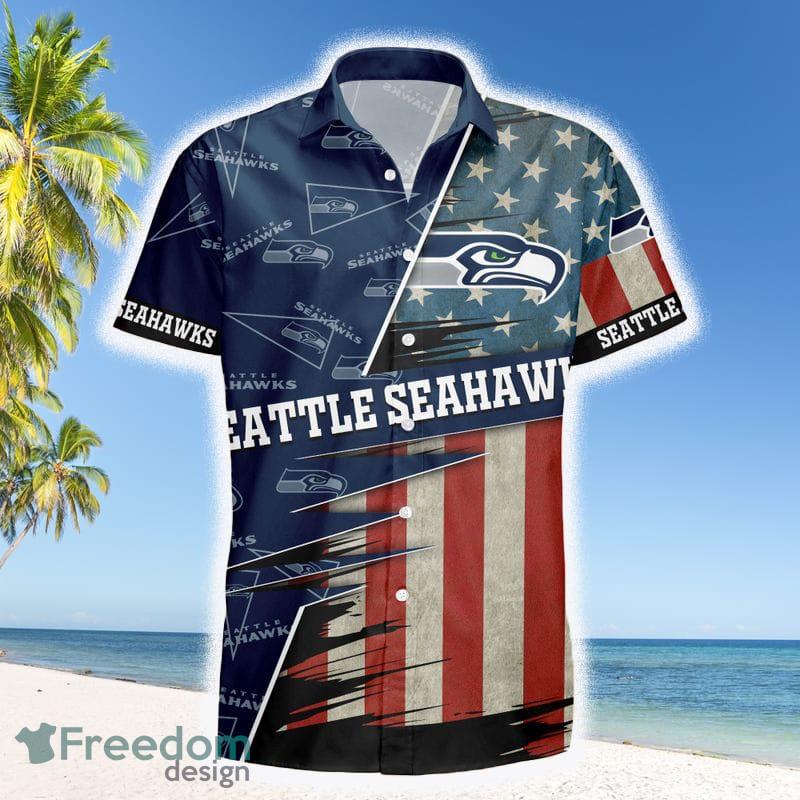 Seattle seahawks 3D Hawaiian Shirt And Shorts For Men And Women