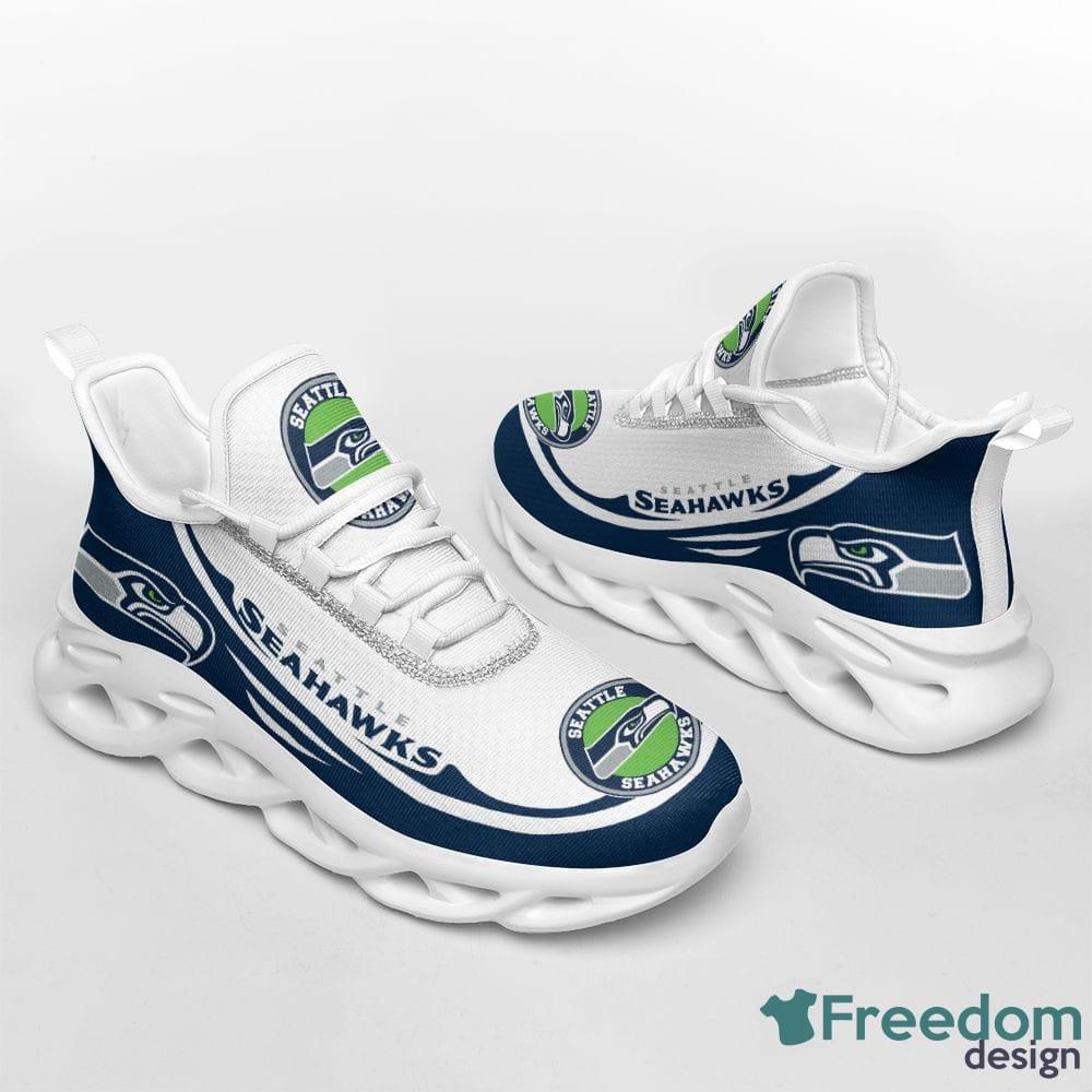 Seattle Seahawks Sport Sneakers NFL Max Soul Shoes - Banantees