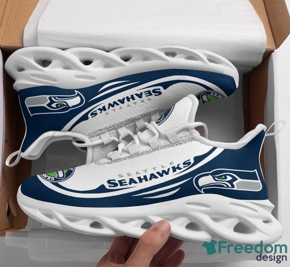 Seattle Seahawks Sport Sneakers NFL Max Soul Shoes - Banantees