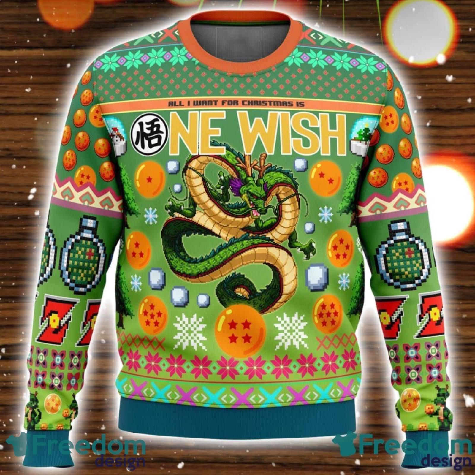 Ugly sweater discount dragon ball z