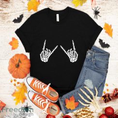 Skeleton Metal Hands Halloween T-Shirt Halloween Gift Gothic Goth