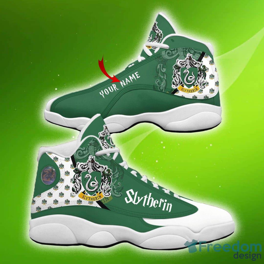 Slytherin 02 Air Jordan 13 Custom Name Sneaker