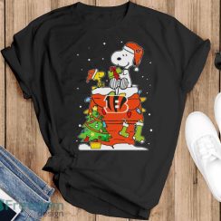 Snoopy And Woodstock Cincinnati Bengals Merry Christmas Shirt