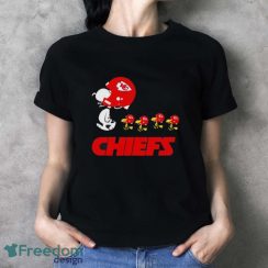 Snoopy And Woodstock Kansas City Chiefs Shirt - Ladies T-Shirt