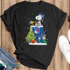 Snoopy And Woodstock New York Rangers Merry Christmas Shirt