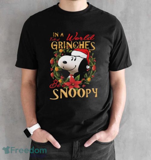 Snoopy Christmas Shirt - Black Unisex T-Shirt