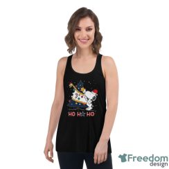 Snoopy Christmas Shirt Christmas Gift, Dallas Cowboys NFL Christmas Tree - Women's Flowy Racerback Tank