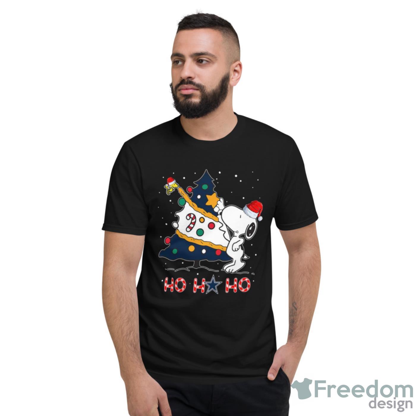 A Happy Christmas With Dallas Cowboys Snoopy Youth T-Shirt 