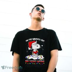 Snoopy Hat Santa On The Naughty List And I Regret Nothing Christmas 2023 Shirt - G500 Gildan T-Shirt