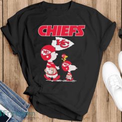 Snoopy The Peanuts Kansas City Chiefs,Chiefs Football Classic T-Shirt - Black T-Shirt