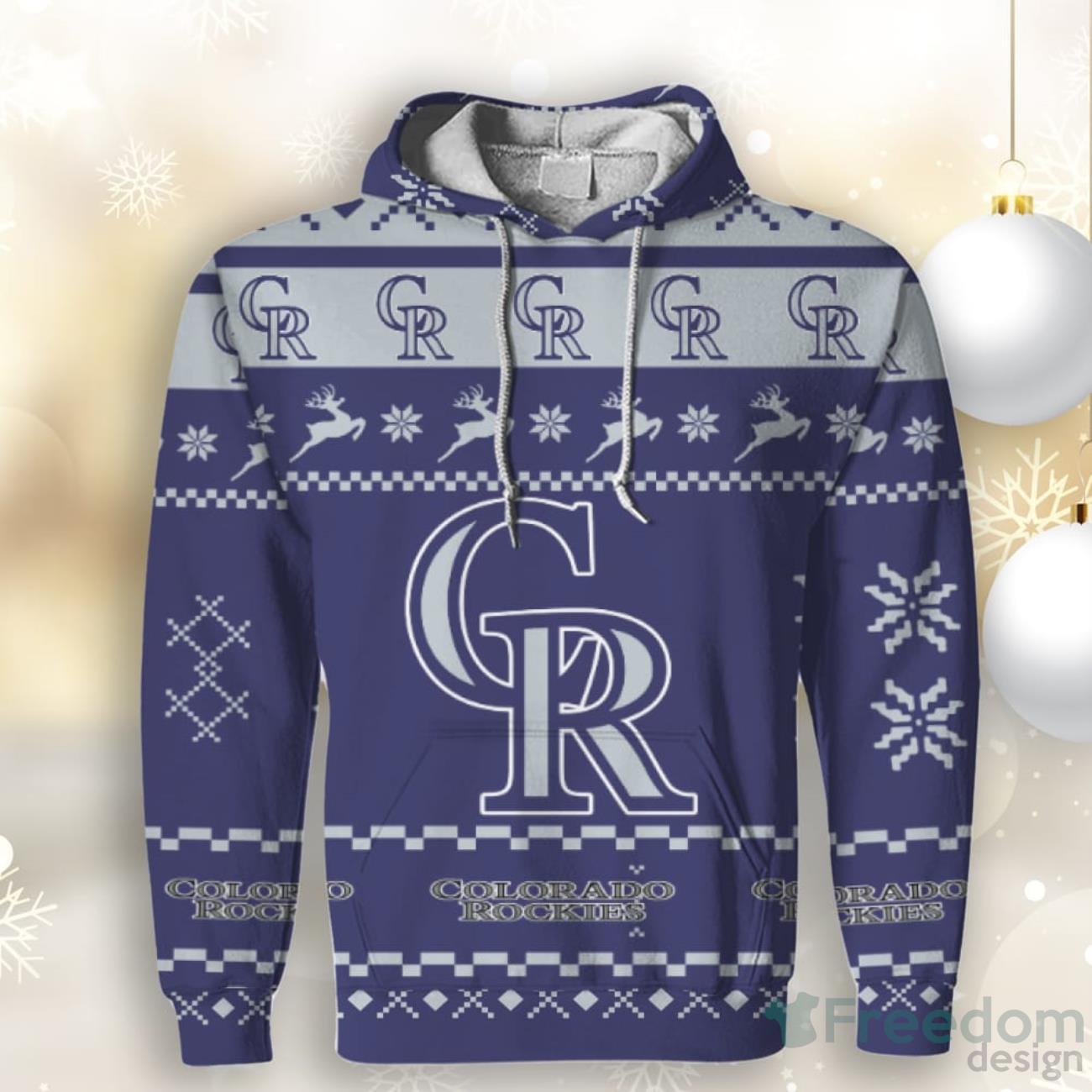 Merry Christmas Season 2023 Colorado Rockies 3D Hoodie Christmas Gift For  Men And Women - Freedomdesign