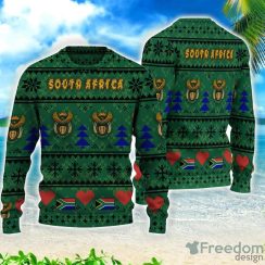 South Africa Merri Christmas All Over Printed 3D Sweater Christmas Gift