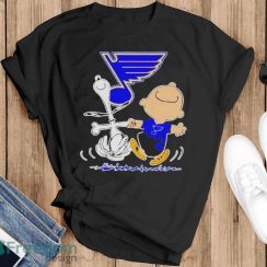 St. Louis Blues Snoopy And Charlie Brown Dancing Shirt