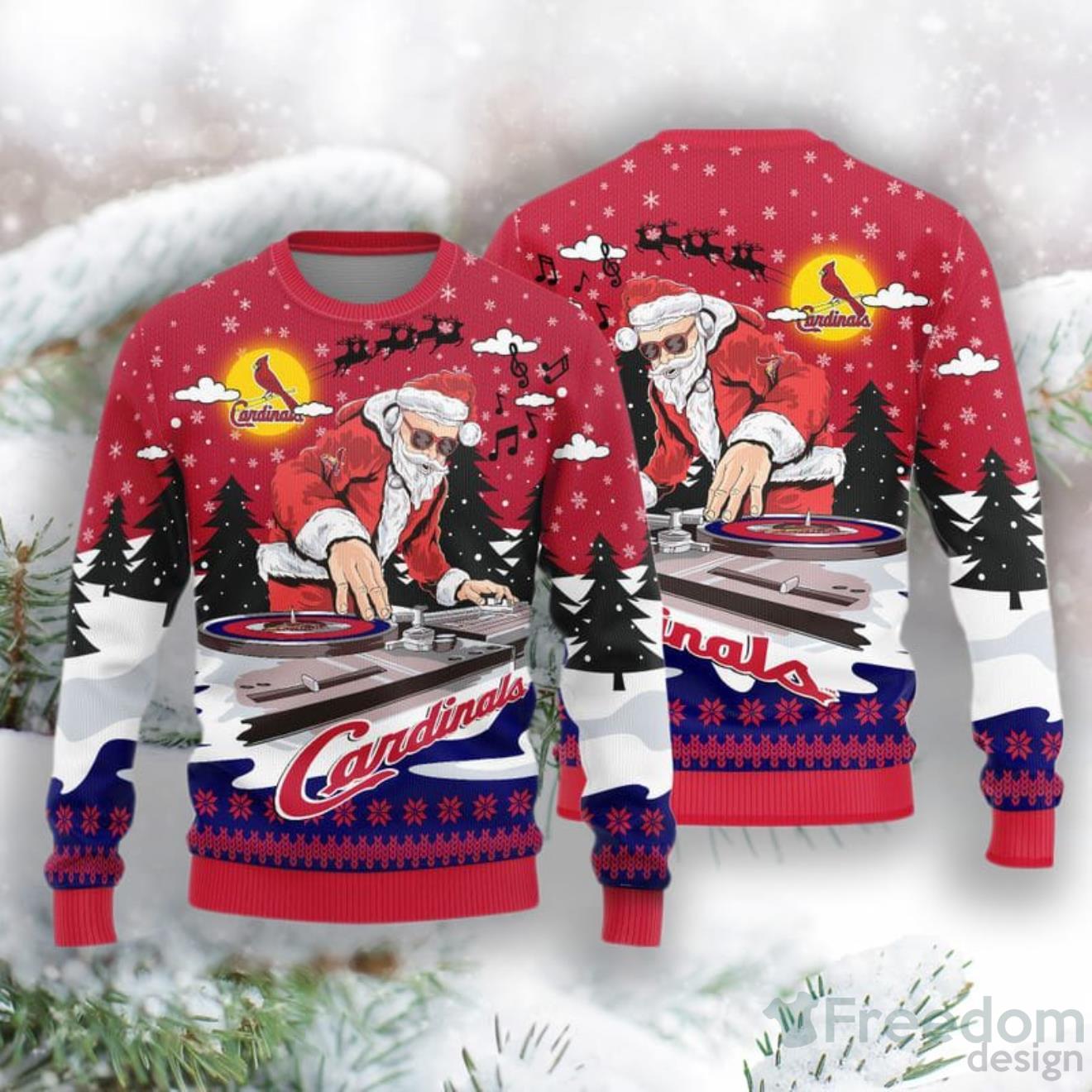 Original st Louis Cardinals Care Winter Warm-Up 2023 Christmas