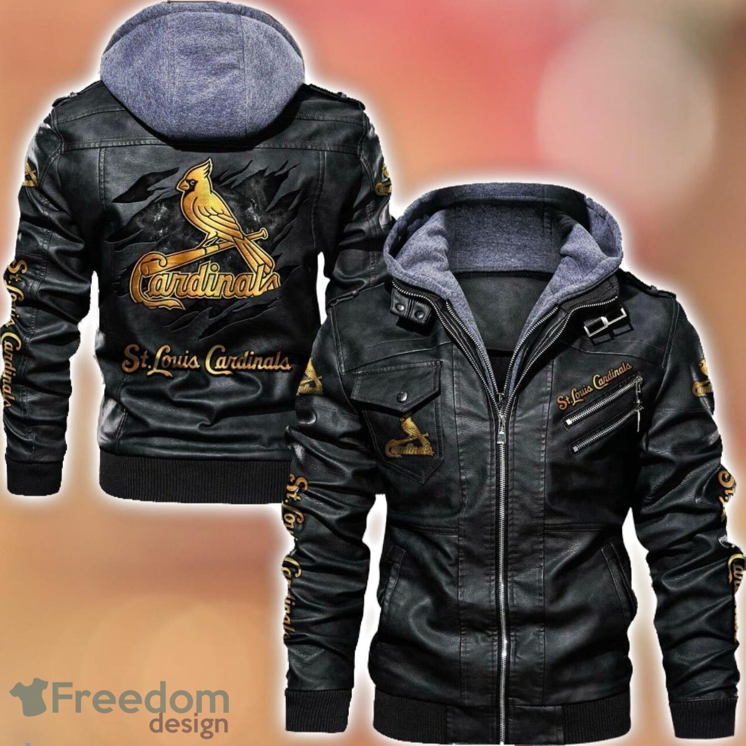 St. Louis Cardinals Leather Jacket For Fans - Freedomdesign