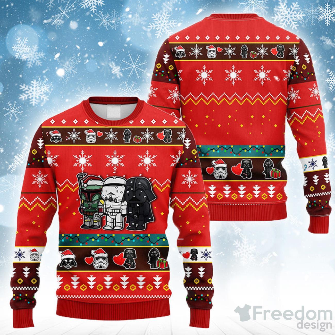 Atlanta Falcons Christmas Darth Vader Boba Fett Stormtrooper Ugly Christmas  Sweater - Shirt Low Price