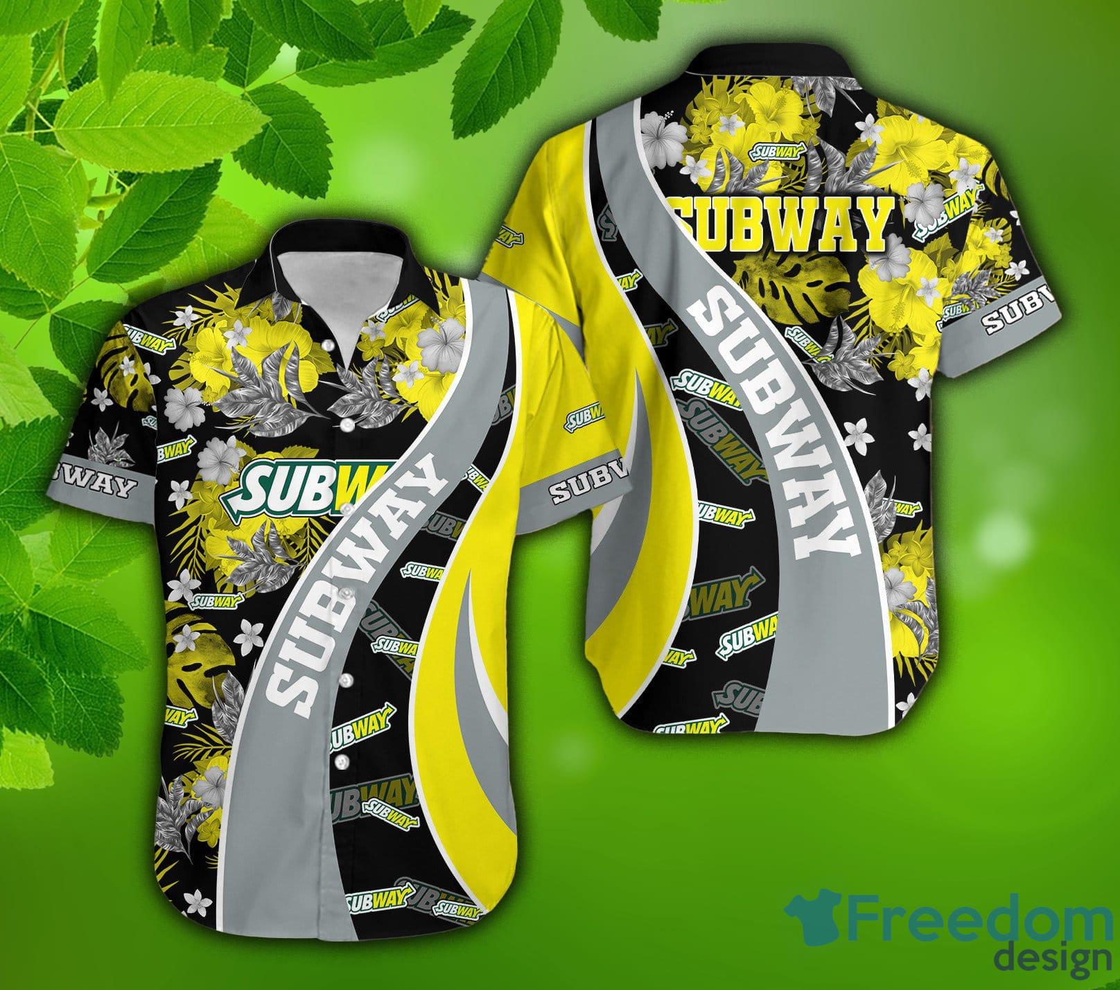 Custom Name 3D All Over Printed Subway 3D T-Shirt For Men And Women