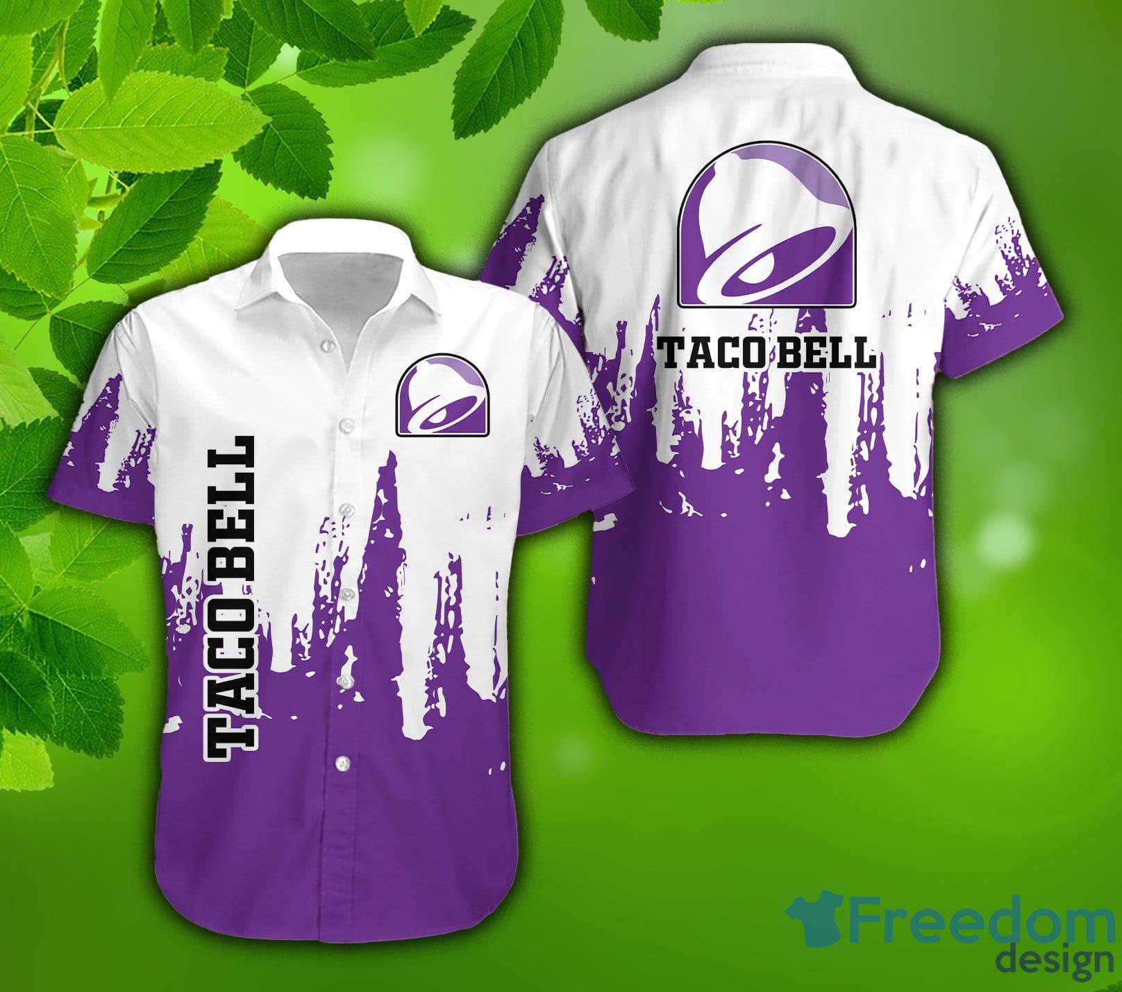 Taco Bell 3D Purple Baseball Jersey Gift For Sport Fans - Freedomdesign