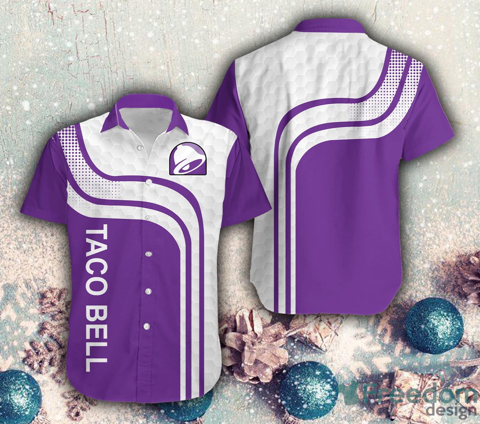 Taco Bell 3D Purple Baseball Jersey Gift For Sport Fans - Freedomdesign