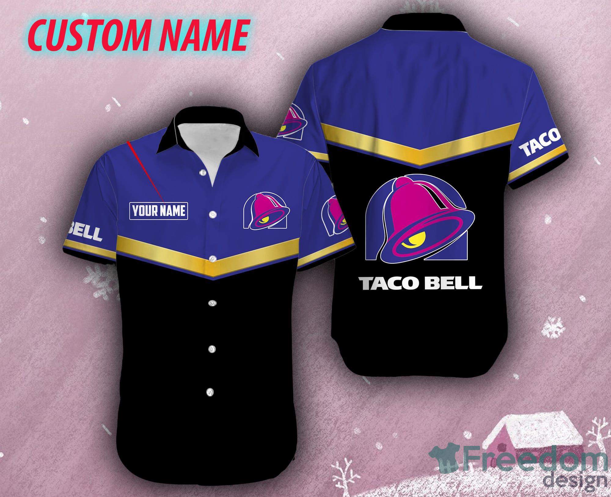 Taco Bell 3D Purple Baseball Jersey Gift For Sport Fans - Freedomdesign