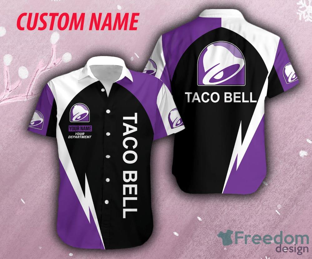 Taco Bell 3D Purple Baseball Jersey Gift For Sport Fans - Freedomdesign