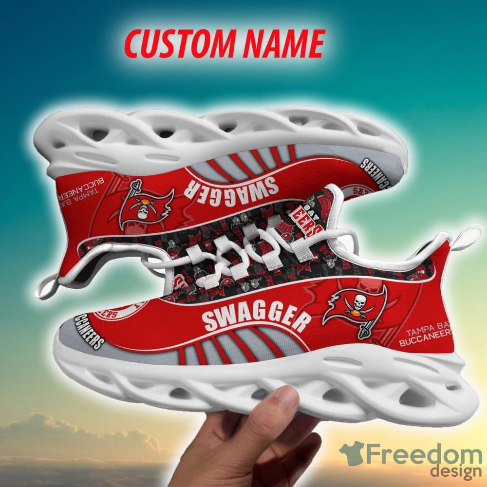 Tampa Bay Buccaneers NFL Clunky Shoes Custom Name Max Soul