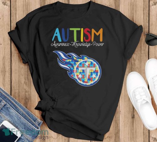 Tennessee Titans Autism Awareness Knowledge Power T Shirt