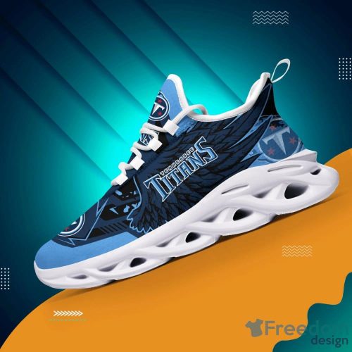 Tennessee Titans Design Gift Fans Max Soul Sneakers AOP Running Shoes For Men And Women - Tennessee TitansMax Soul Shoes Photo 5